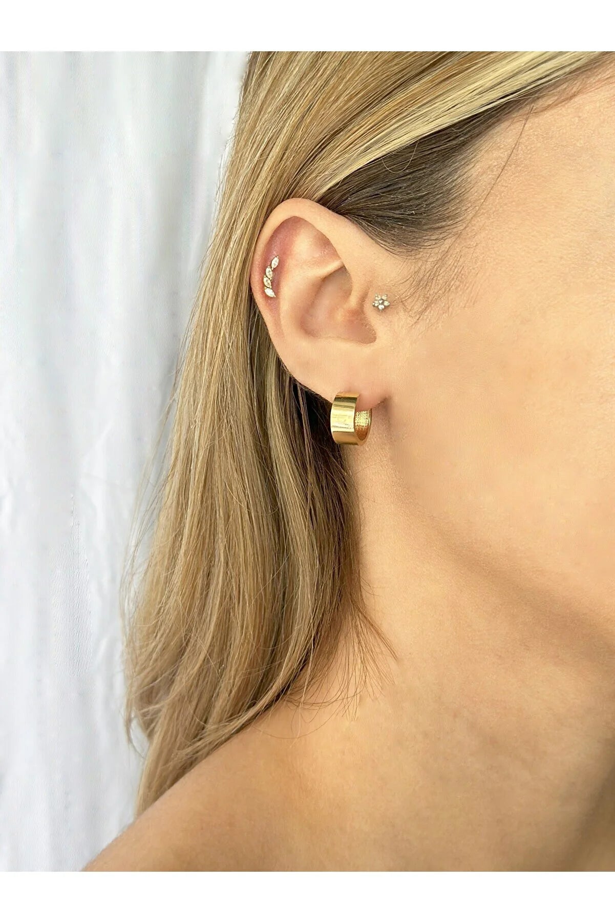 Heda Gold Earring - heda collection