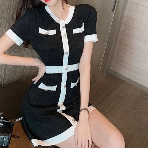 Heda Black Elegant Dress - heda collection