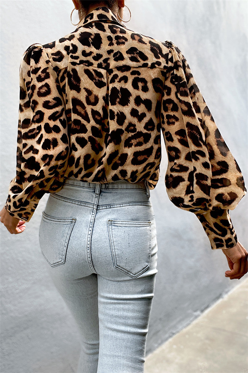 Heda Leopard Print Shirt - heda collection