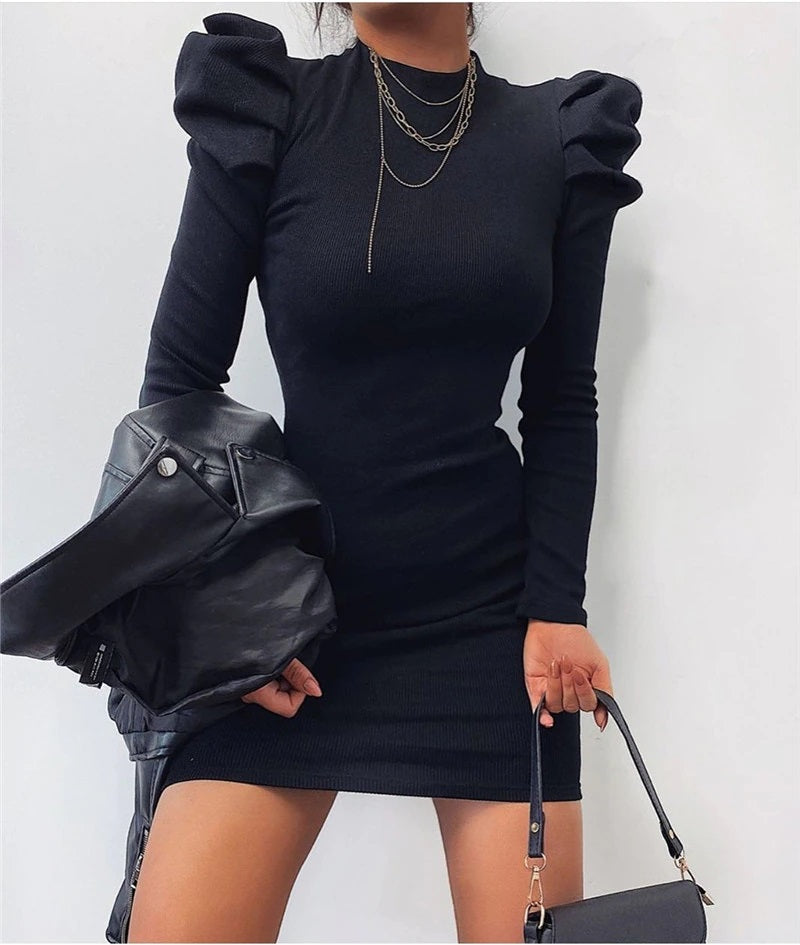 Heda Puff Sleeve Party Dress - heda collection