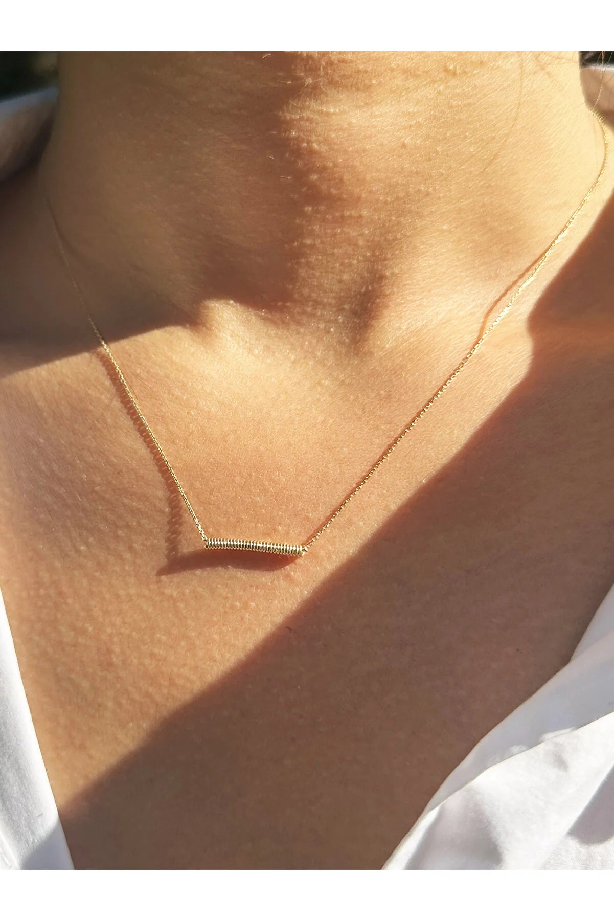 Heda Simple Gold Necklace - heda collection