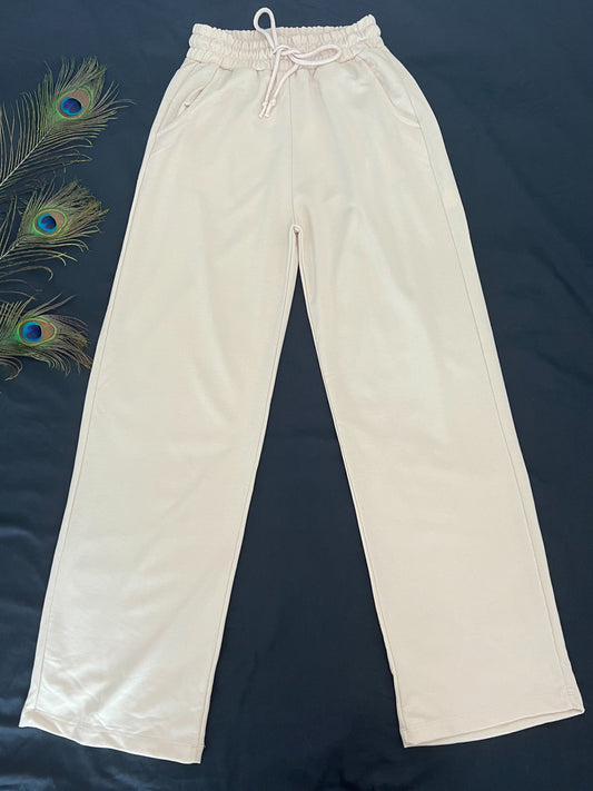 Heda Cream Track Pants - heda collection