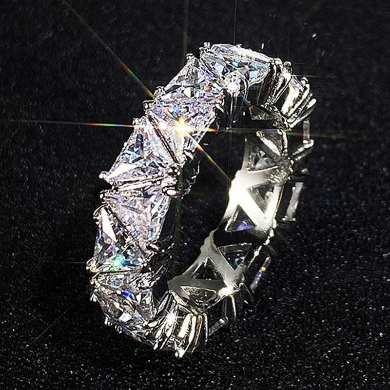 Heda Triangle Diamond Ring - heda collection