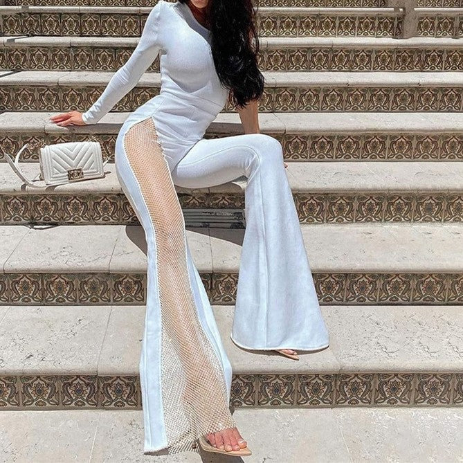 White diamond hot sale jumpsuit