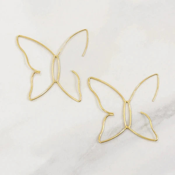 Heda Big Butterfly Earrings - heda collection