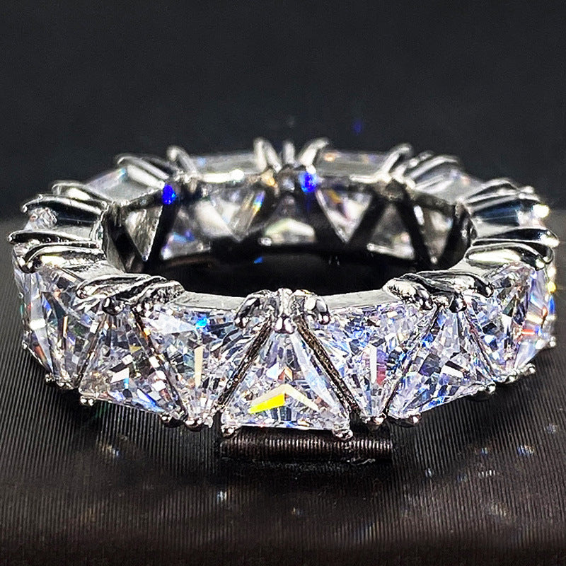 Heda Triangle Diamond Ring - heda collection