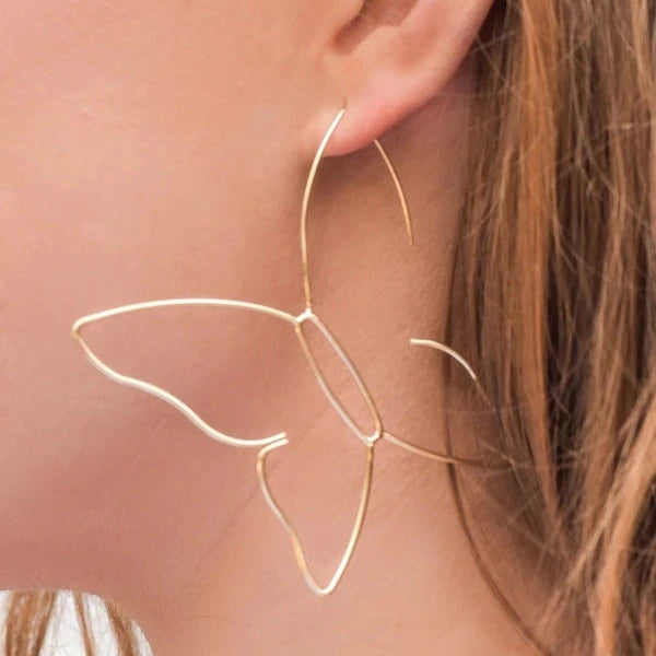 Heda Big Butterfly Earrings - heda collection