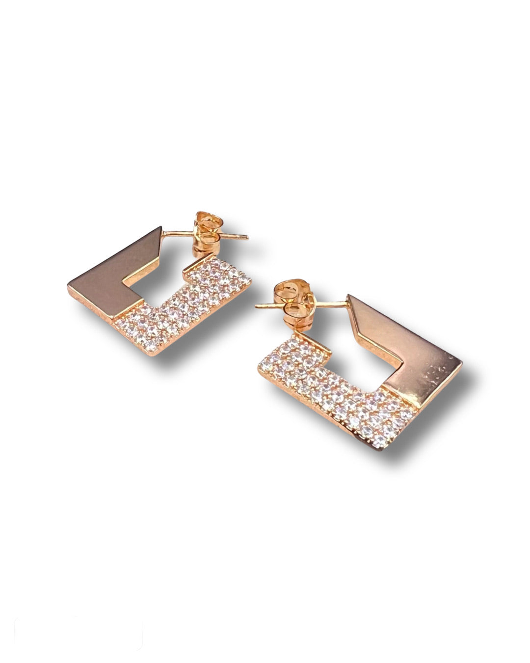 Heda Square Shape Earring - heda collection