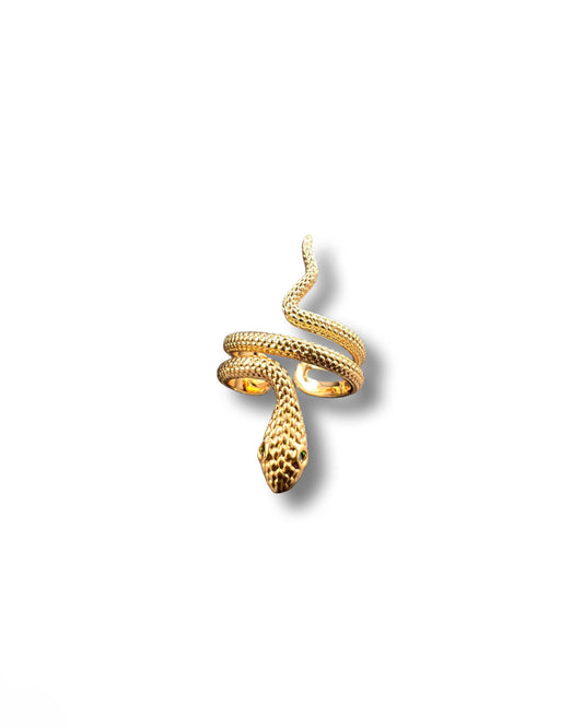 Heda Gold Snake Ring - heda collection