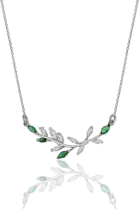 Heda Olive Branch Necklace - heda collection